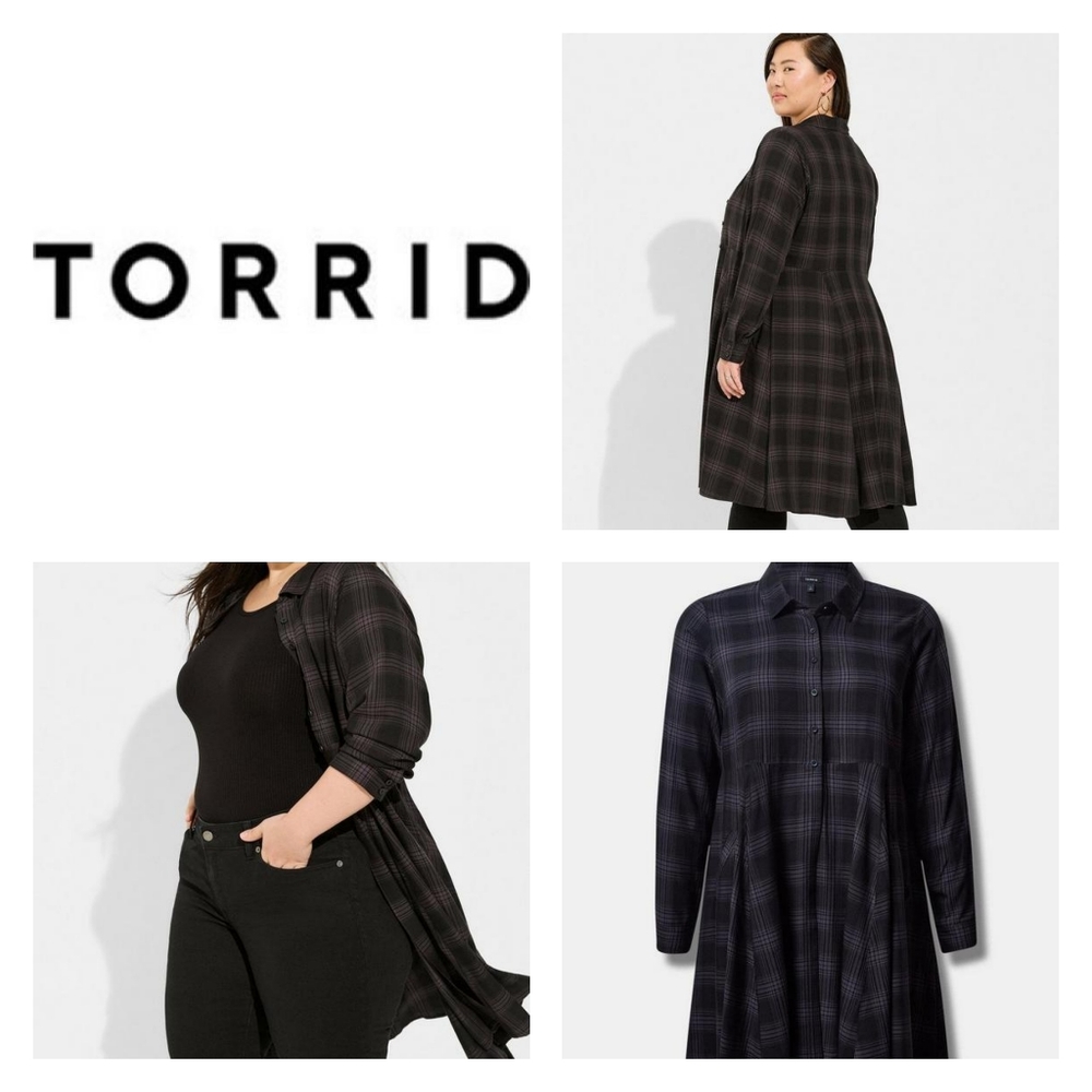 Torrid Button Front Shirt Kimono Size Torrid 4 (20-22)